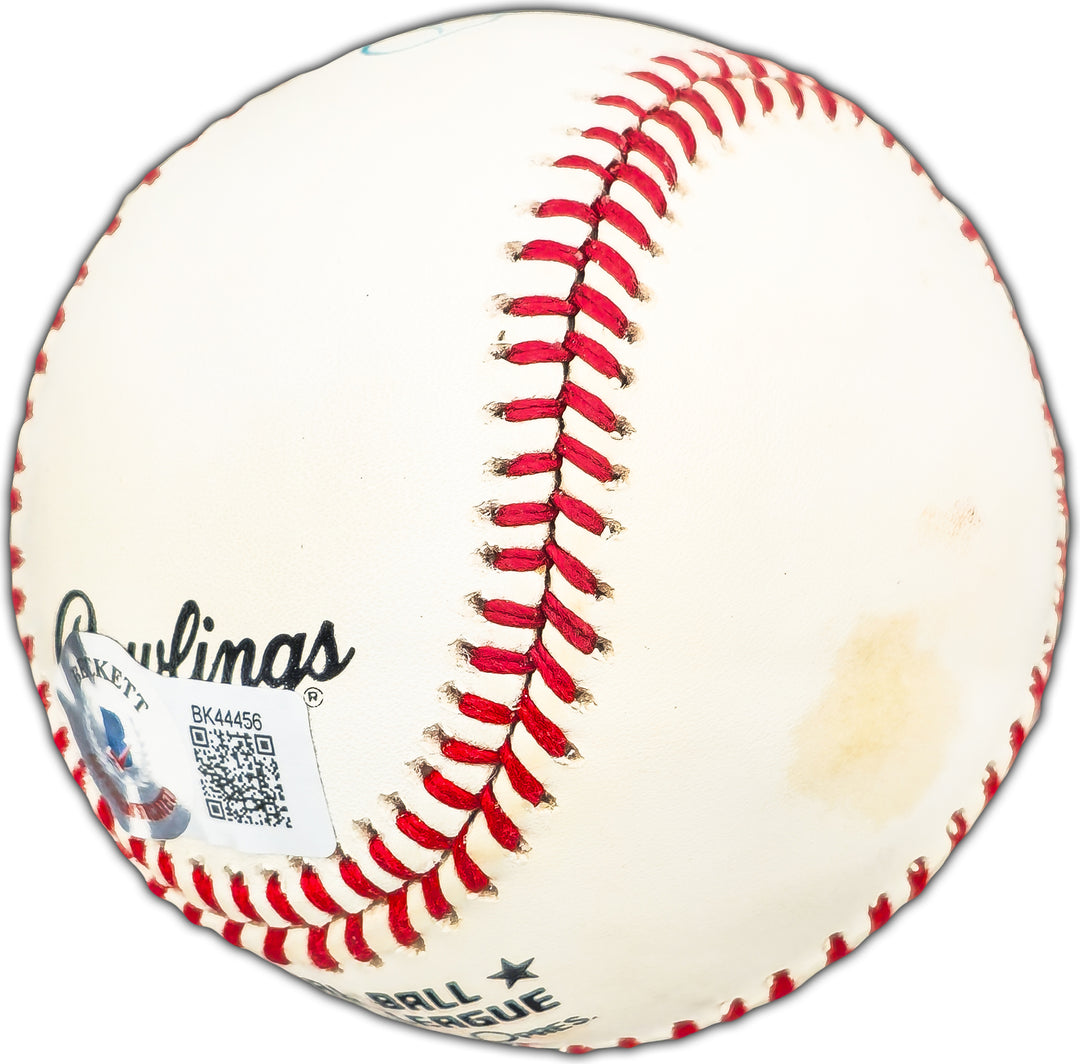 Willie McCovey Autographed NL Baseball San Francisco Giants Beckett #BK44456
