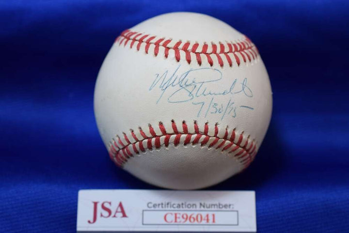 Mike Schmidt JSA COA Autograph ONL National League Signed Baseball 1995-07-30