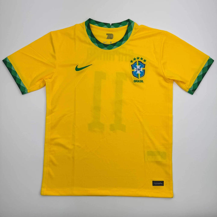 Autographed/Signed Raphinha Raphael Belloli Brazil Yellow Jersey Beckett BAS COA