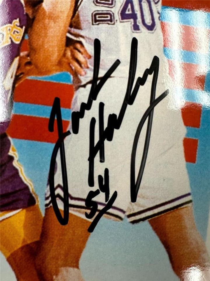 Jack Haley autograph signed 1991-92 SkyBox Lakers 8x10 Photo ~ BAS Beckett