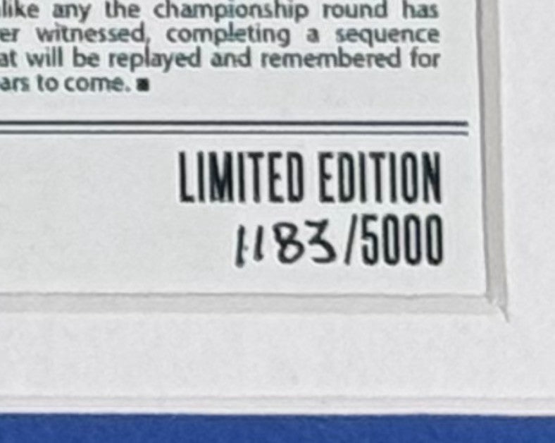 2026 NBA Champions NY Knicks Newspaper Framed Photo Highland Mint Brunson MVP