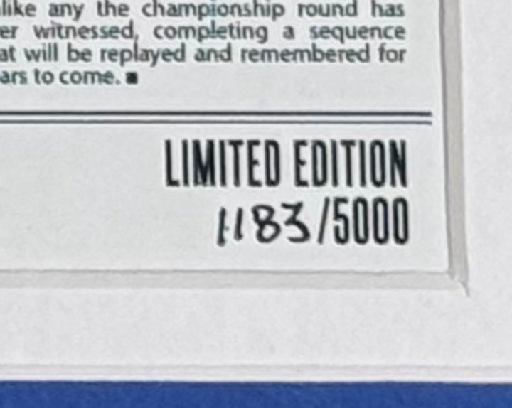 2026 NBA Champions NY Knicks Newspaper Framed Photo Highland Mint Brunson MVP