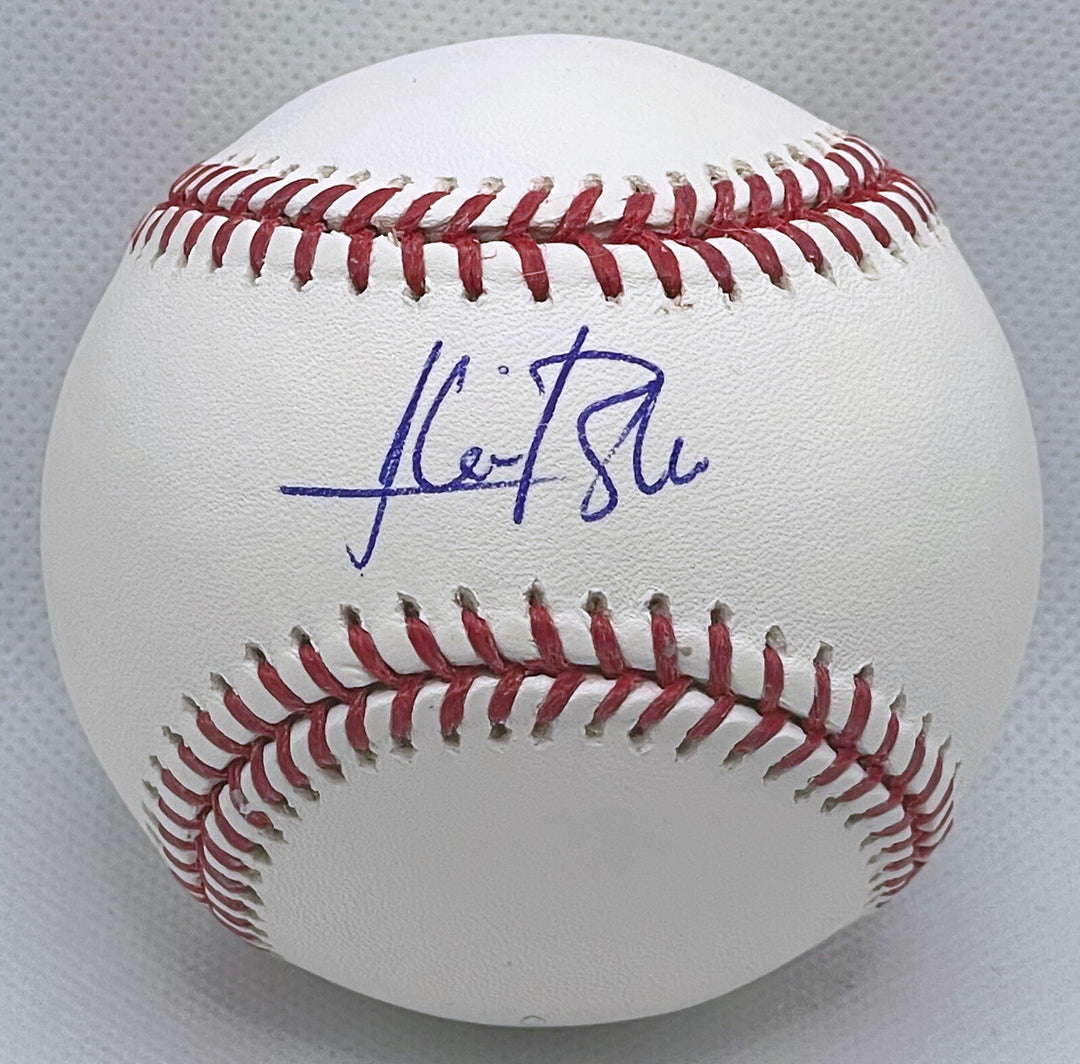 LEWIS BRINSON AUTOGRAPHED RAWLINGS OFFICIAL MANFRED BASEBALL w/MLB s/n# HOLOGRAM