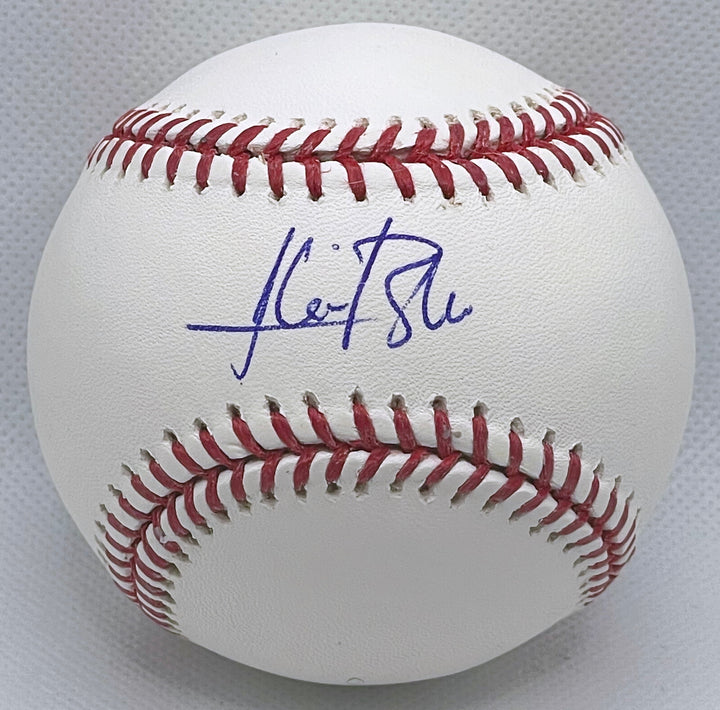 LEWIS BRINSON AUTOGRAPHED RAWLINGS OFFICIAL MANFRED BASEBALL w/MLB s/n# HOLOGRAM