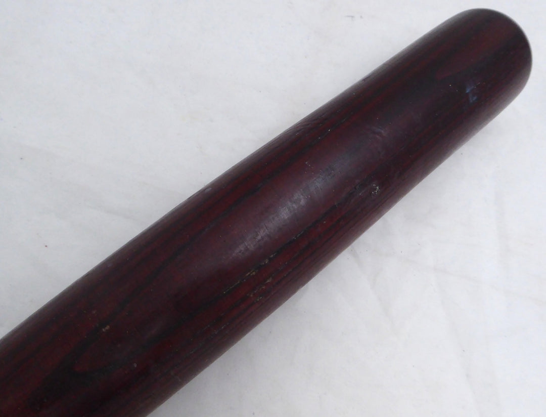 Russ Davis Unsigned Seattle Mariners Red Hoosier Game Used Bat Cracked