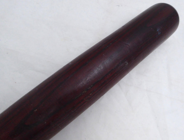Russ Davis Unsigned Seattle Mariners Red Hoosier Game Used Bat Cracked