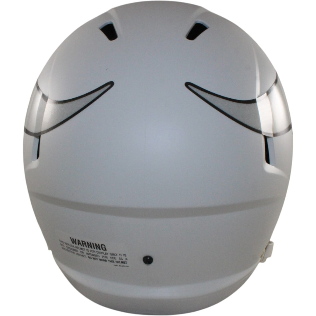Minnesota Vikings Full Size Replica Flt Wht Helmet Riddell New In Box 25827