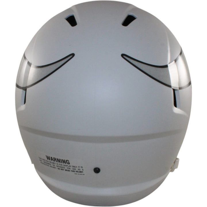 Minnesota Vikings Full Size Replica Flt Wht Helmet Riddell New In Box 25827