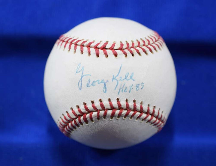 George Kell PSA DNA Autograph Major League OML Signed Baseball HOF 83