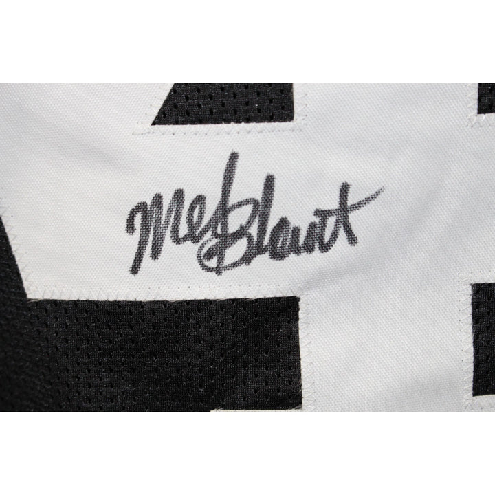 Mel Blount Autographed Pro Style Sz XL Black Jersey Beckett Witness 54621