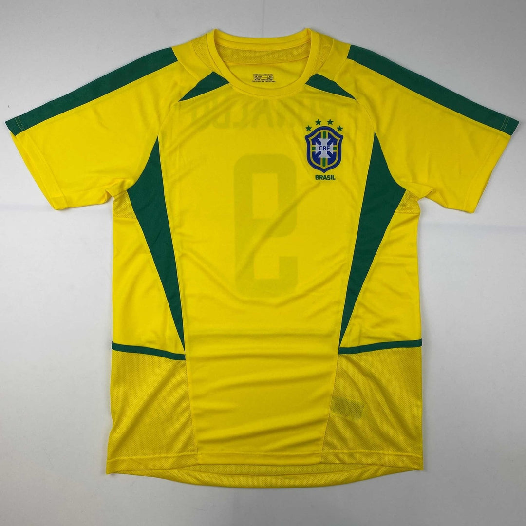 Autographed/Signed Ronaldo Nazario Brazil Yellow Jersey Beckett BAS COA