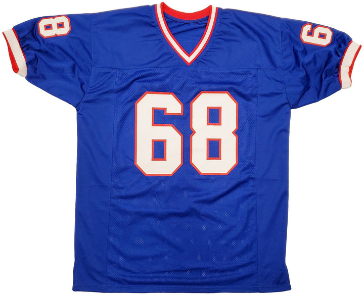 Buffalo Bills Joe DeLamielleure Autographed Signed Blue Jersey "HOF 03" Beckett