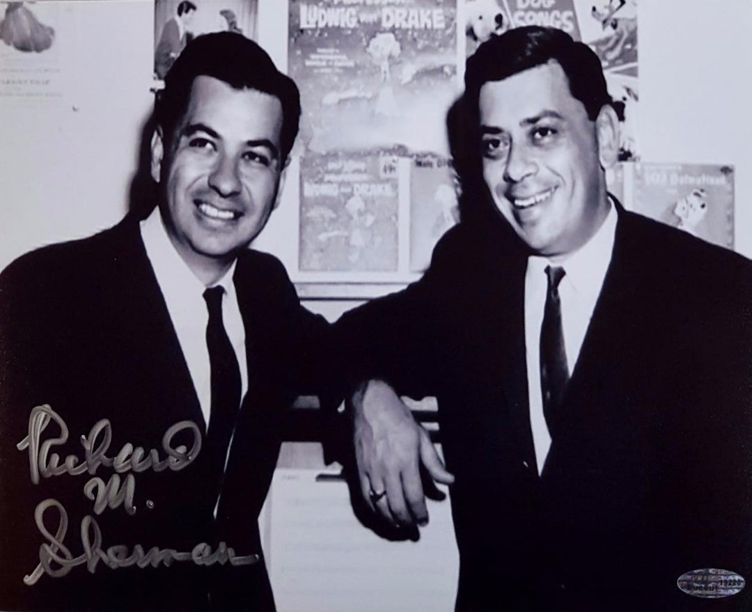 Disney composer Richard M Sherman autograph signed 8x10 Photo ~ OC COA & Holo