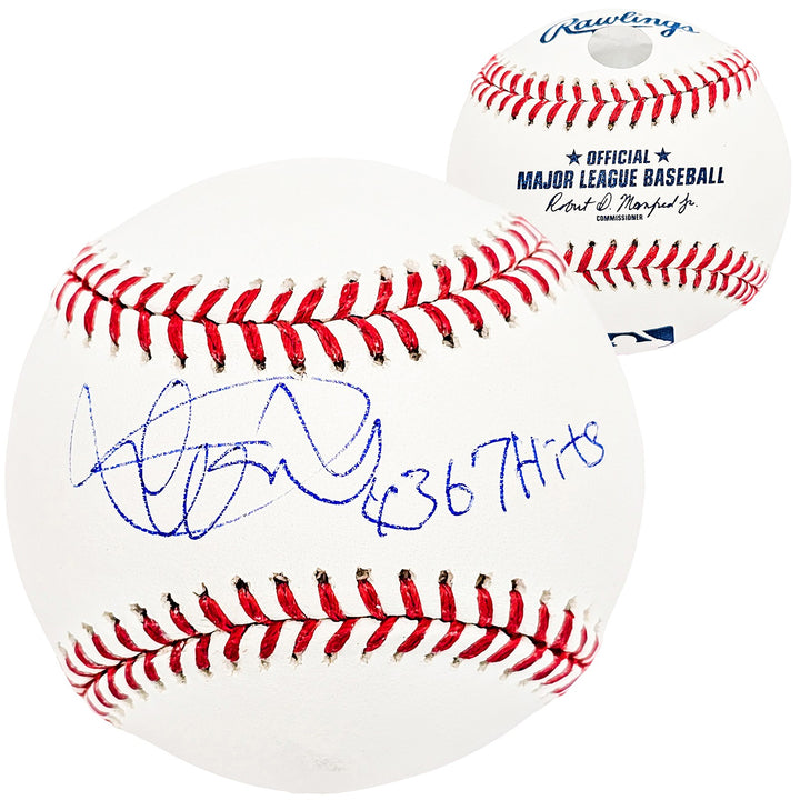 Ichiro Suzuki Signed MLB Baseball Seattle Mariners "4367 Hits" IS Holo