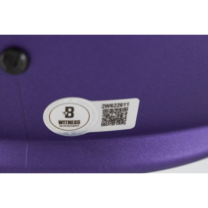 Adrian Peterson Autographed Minnesota Vikings F/S Tribute Helmet Beckett 49571
