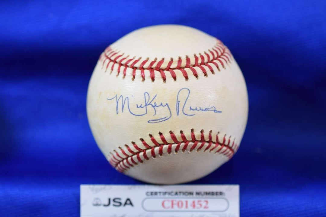 Mickey Rivers JSA COA Autograph OAL American League Signed Baseball