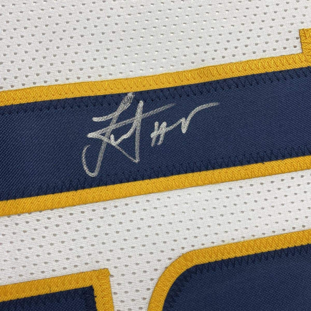 Autographed/Signed Nikola Jokic Denver White Basketball Jersey JSA COA