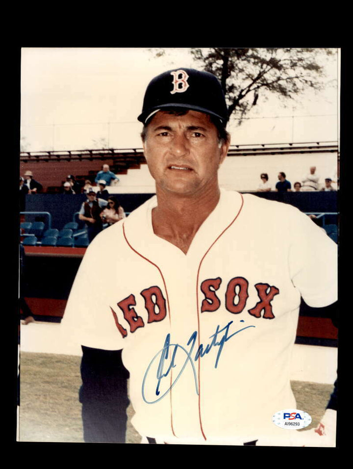 Carl Yastrzemski PSA DNA Coa Signed 8x10 Red Sox Photo Autograph