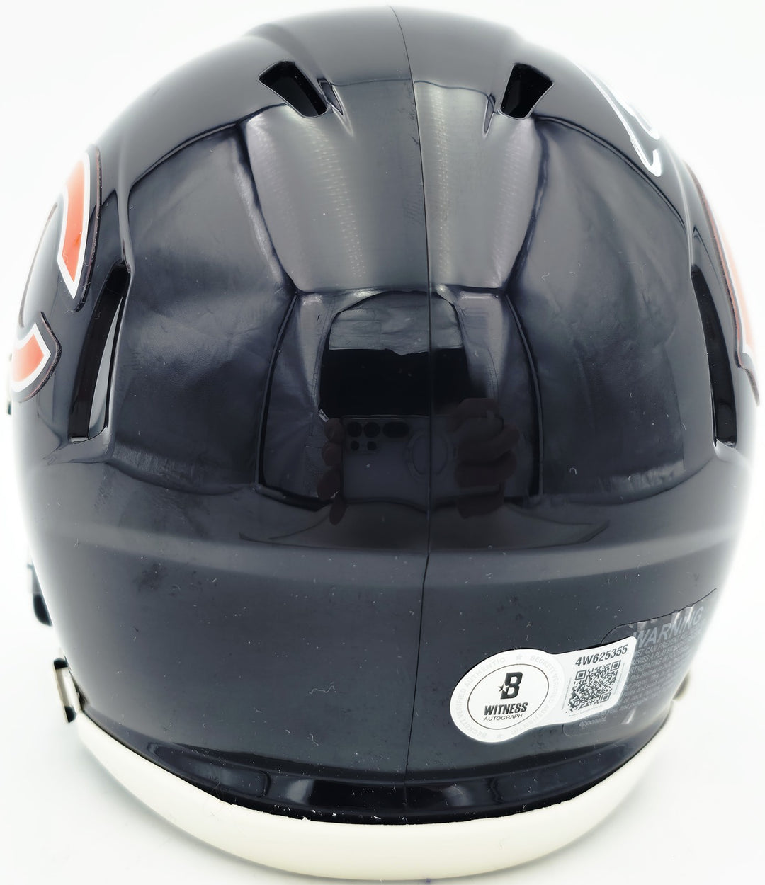 Coby Bryant Signed Chicago Bears Blue Speed Mini Helmet Beckett Witness