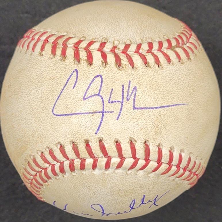 Clayton Kershaw & Vin Scully signed Game Used Baseball ~ MLB Authenticated JSA