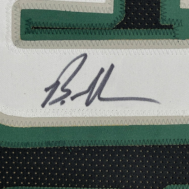 Framed Signed Brandon Graham 35x39 Philadelphia Black Jersey JSA COA