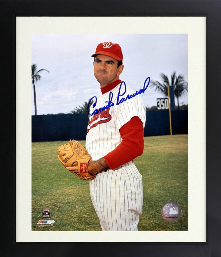Camilo Pascual signed Washington Senators 8x10 Photo minor dings Framed- COA