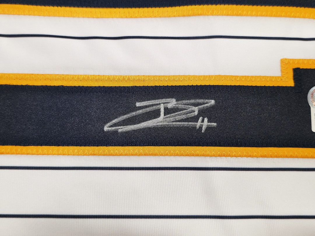 Milwaukee Brewers Jackson Chourio Signed White Jersey Beckett