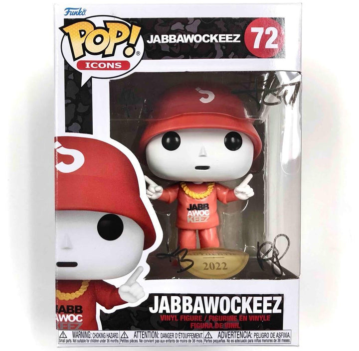 Jabbawockeez signed 2022 Funko Pop vinyl figure #72 w/ 4 autographs