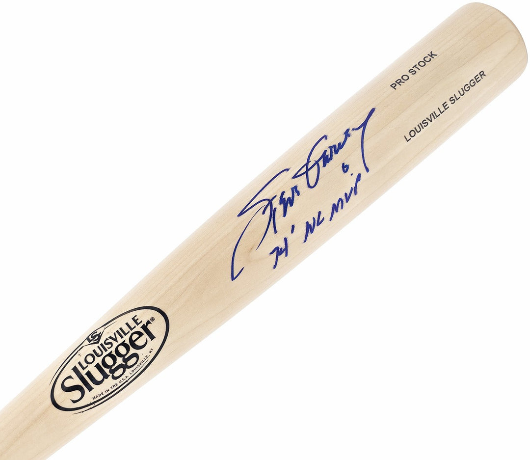 Steve Garvey Auto Blonde L Slugger Pro Stock Baseball Bat Dodgers 74 MVP Beckett