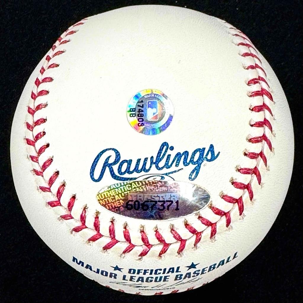 Yadier Molina rare early autograph signed MLB Baseball ~ Tristar & MLB Auth holo