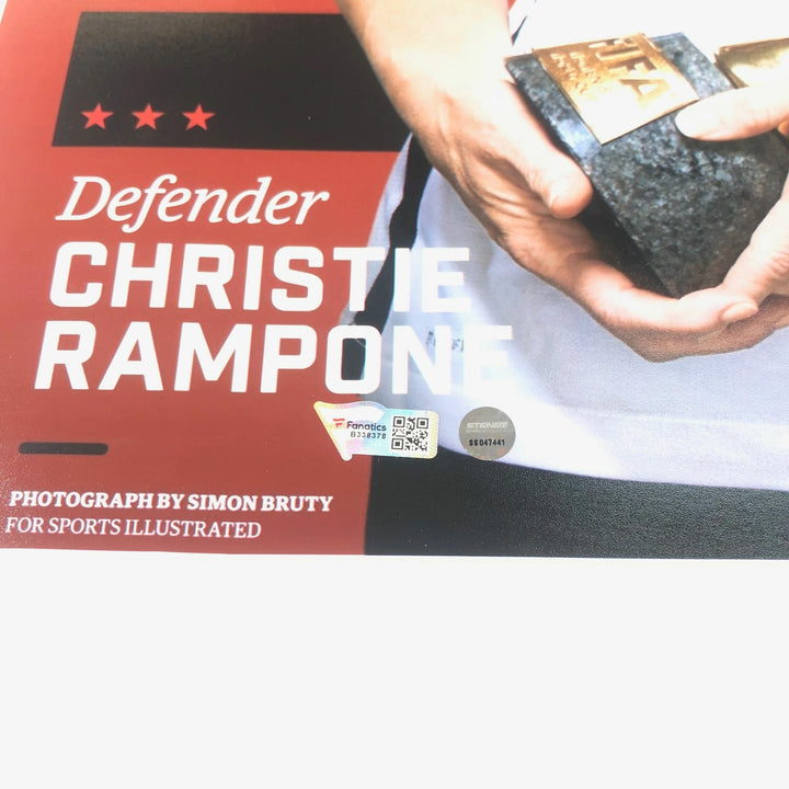 Christie Pearce Rampone signed 16x20 photo PSA/DNA Team USA Autographed