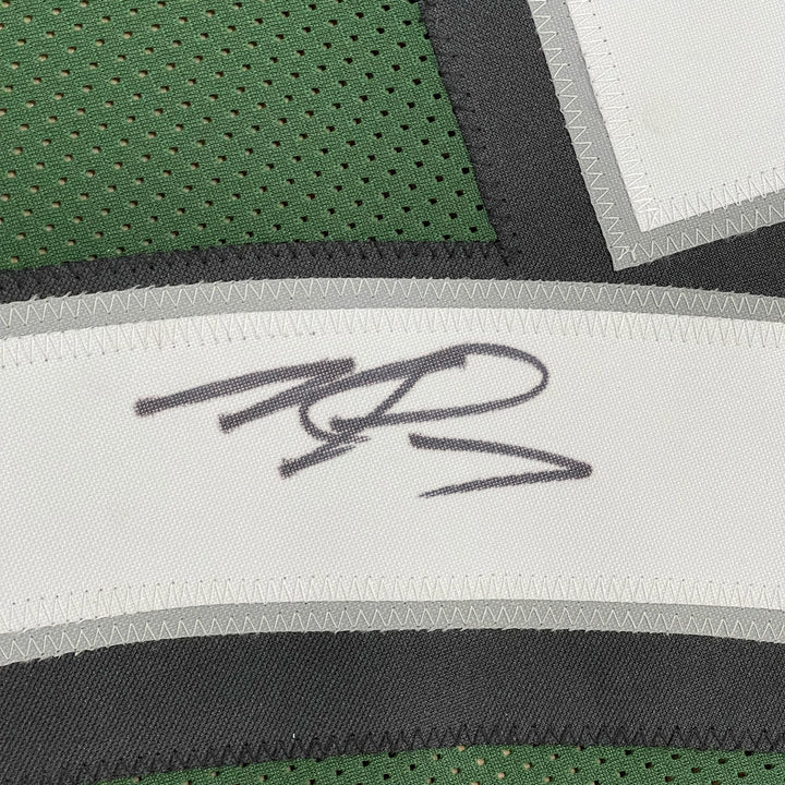 FRAMED Autographed/Signed MICHAEL VICK 33x42 Philadelphia Green Jersey PSA COA