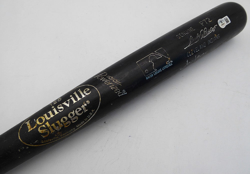 Sandy Alomar Jr. Auto L Slugger P72 Bat Cleveland Indians "To Jason" Beckett