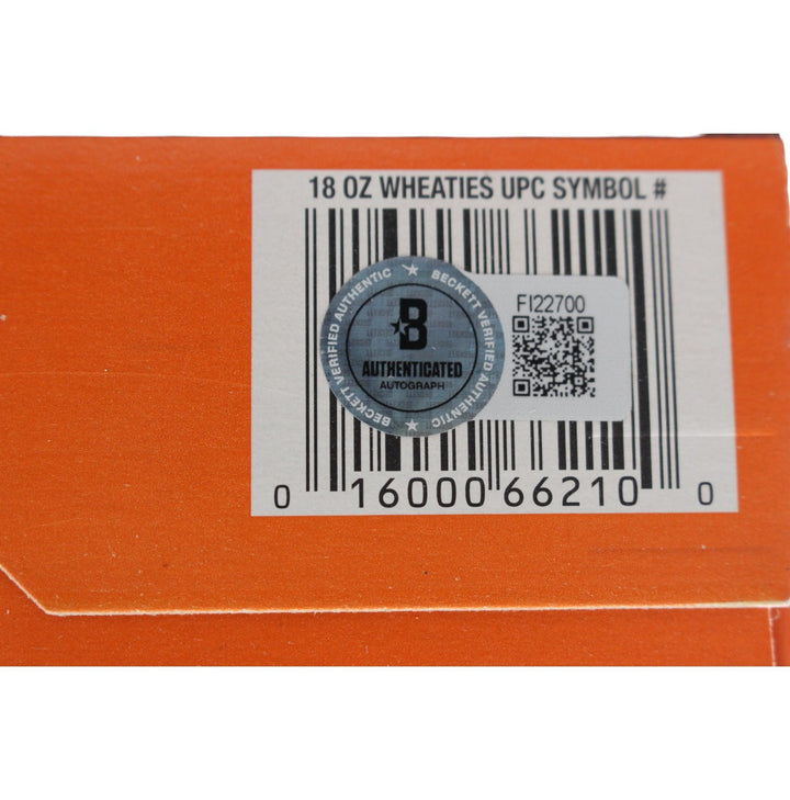 Chauncey Billups Autographed Detroit Pistons Wheaties Box MVP Beckett 51607