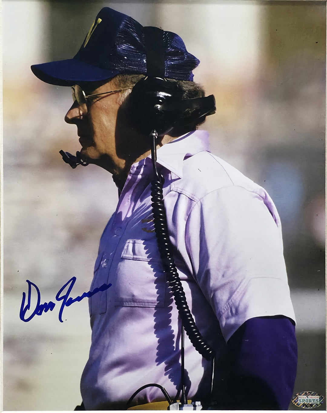 Don James Signed Framed 8x10 Photo Washington Huskies MCS Holo