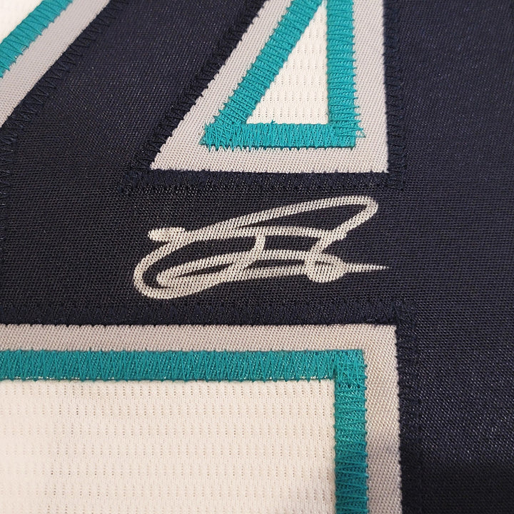 Seattle Mariners Julio Rodriguez Auto Signed White Nike Jersey Size XXL Beckett