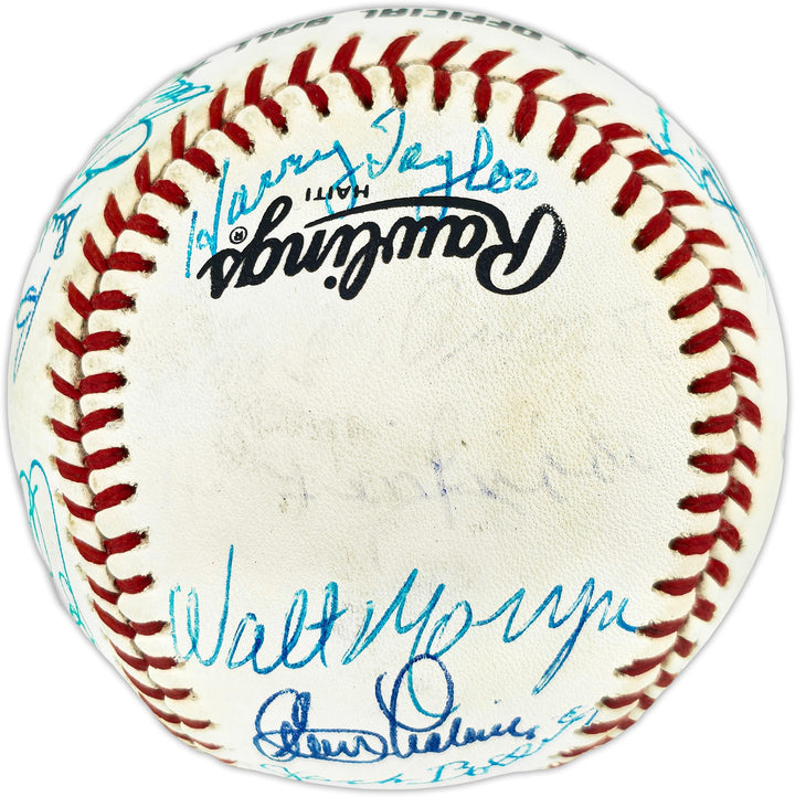 Brooklyn Dodger Greats Signed NL Baseball 28 Sigs Billy Herman Beckett