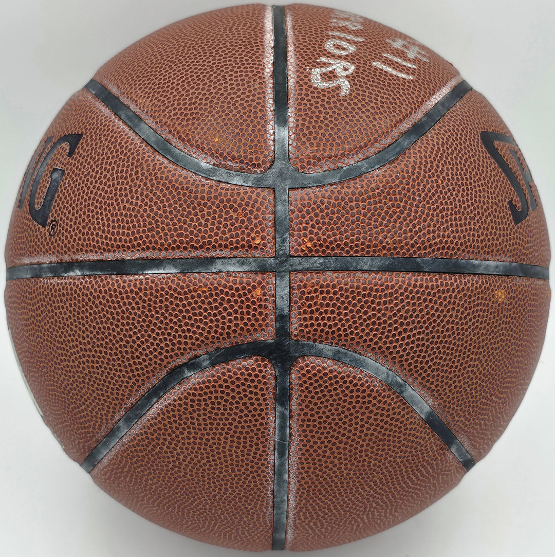 Paul Arizin Auto Spalding Leather Basketball Warriors 11 Phila. Warriors Beckett