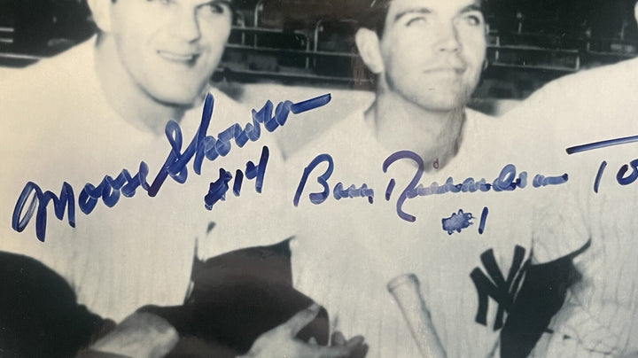 1961 Ny Yankees Infield Signed 8x10 Framed Photo Tony Kubek Boyer 4 Auto PSA Coa