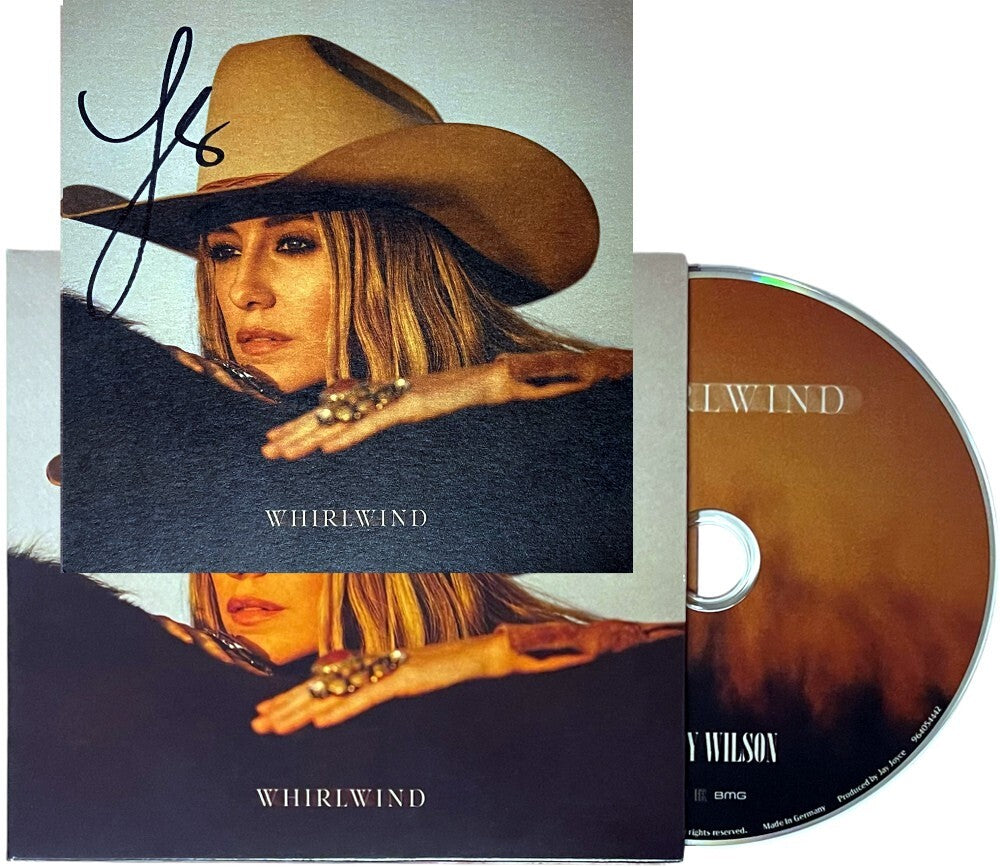 Lainey Wilson signed 2024 Whirlwind 4.75"x4.75" Art Card, CD/Booklet/Cover- COA