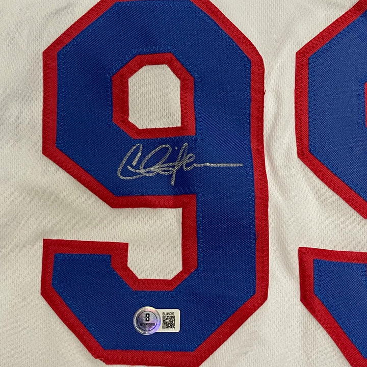 Charlie Sheen Signed Major League Wild Thing Jersey BAS
