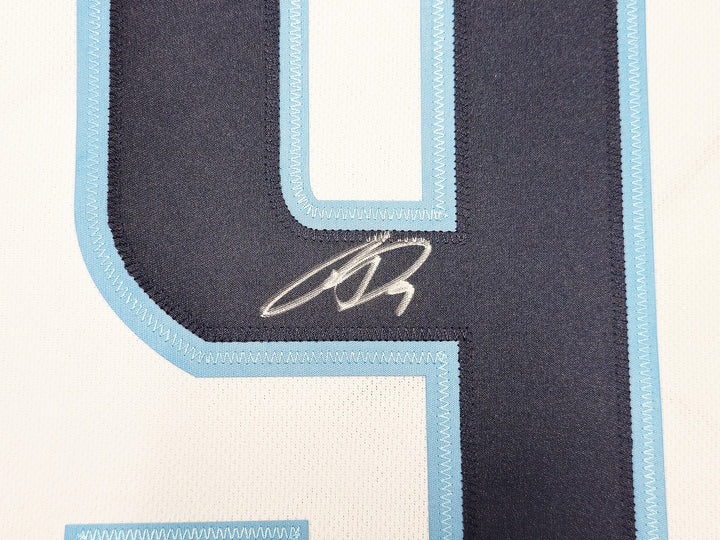 Kraken Ryan Donato Auto White Adidas Auth Jersey Size 54 Inaugural Season Patch