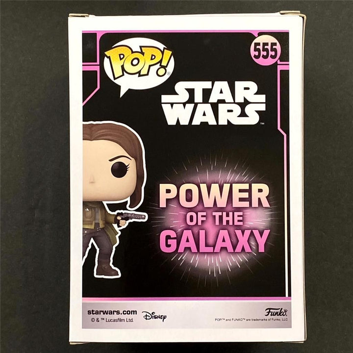 Felicity Jones signed Jyn Erso Funko Pop! 555 Star Wars autograph (A) ~ JSA