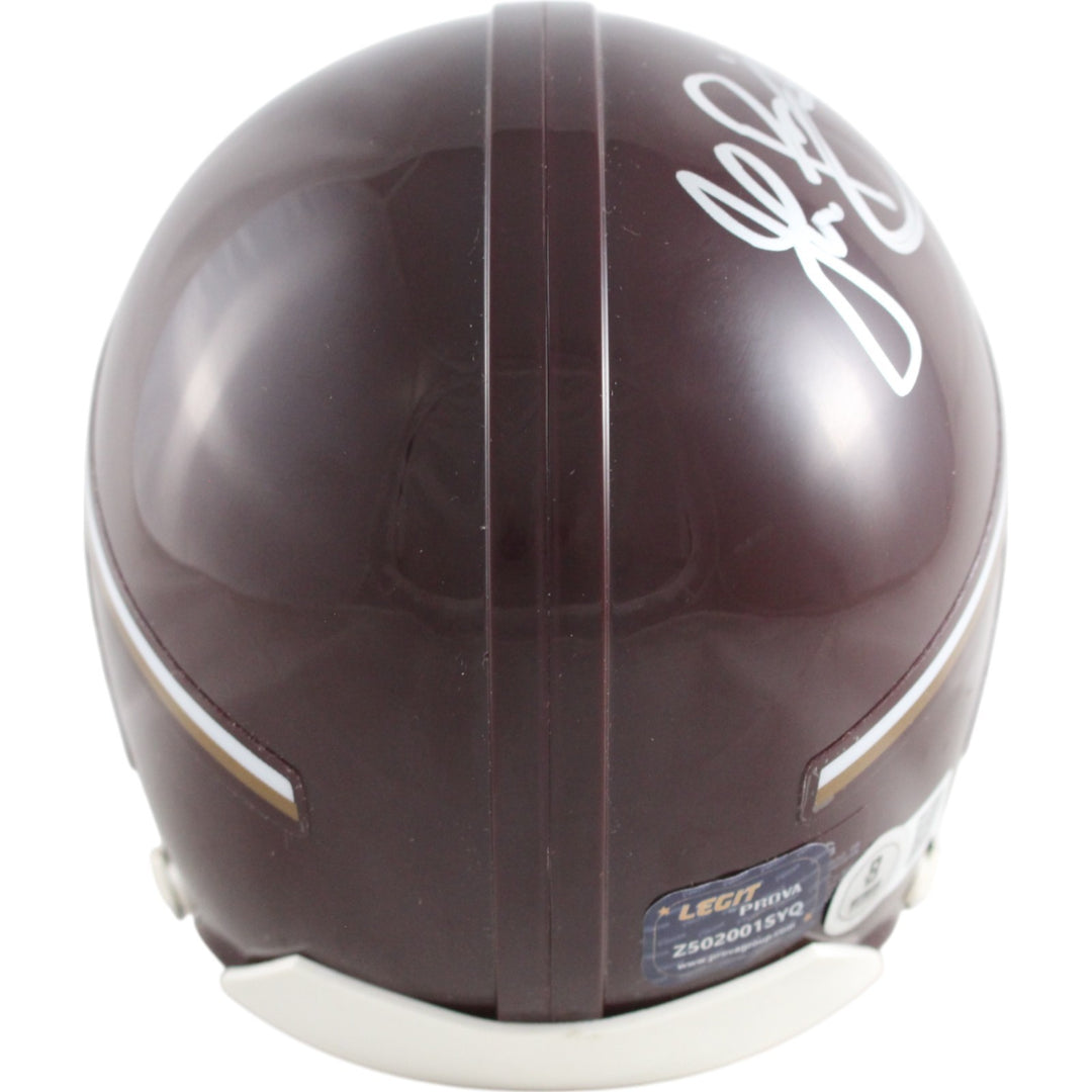 John Riggins Autographed Washington Redskins TB VSR4 Mini Helmet Beckett 49752