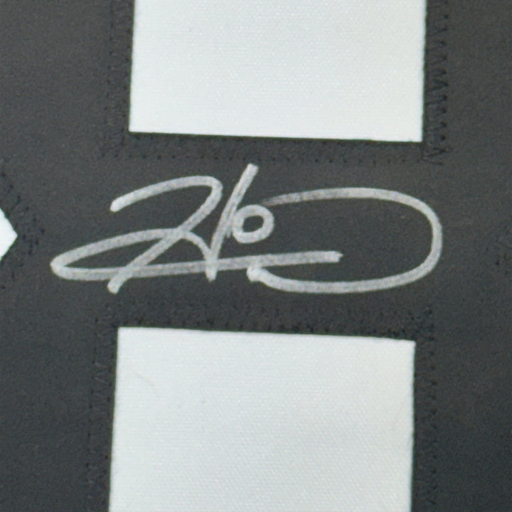 Framed Signed Hines Ward 35x39 Pittsburgh Bumble Bee Jersey JSA COA