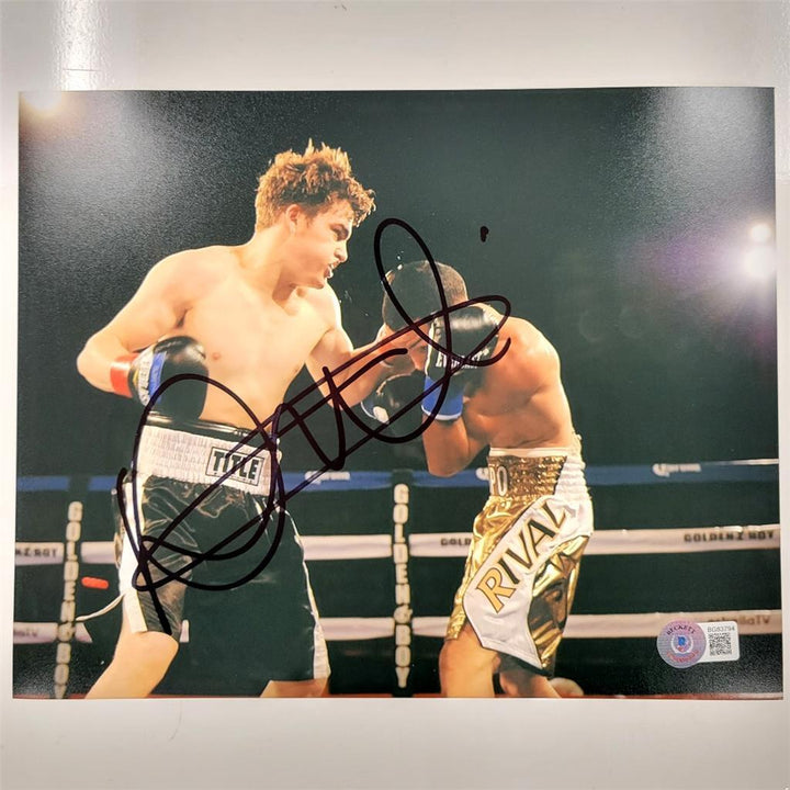 Oscar Duarte signed Boxing 8x10 photo #4 autograph ~ Beckett BAS Holo