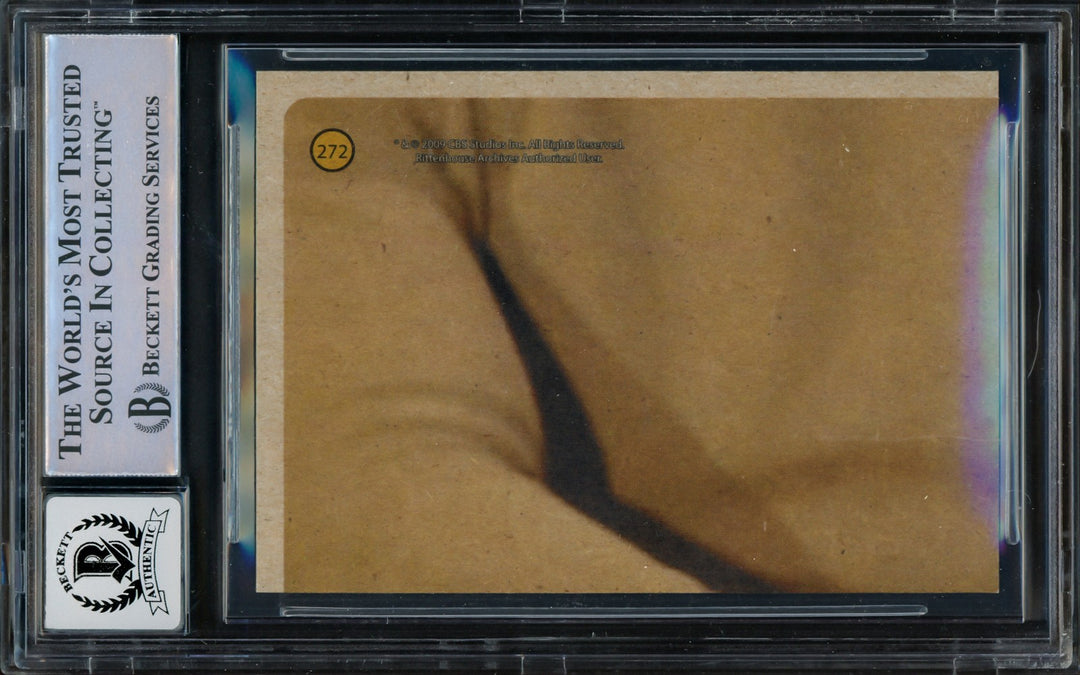 William Shatner Signed 2009 Rittenhouse Card 272 Star Trek Sig 10 40th Beckett