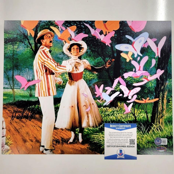 Dick Van Dyke signed Mary Poppins 11x14 photo #13 autograph ~ Beckett BAS COA