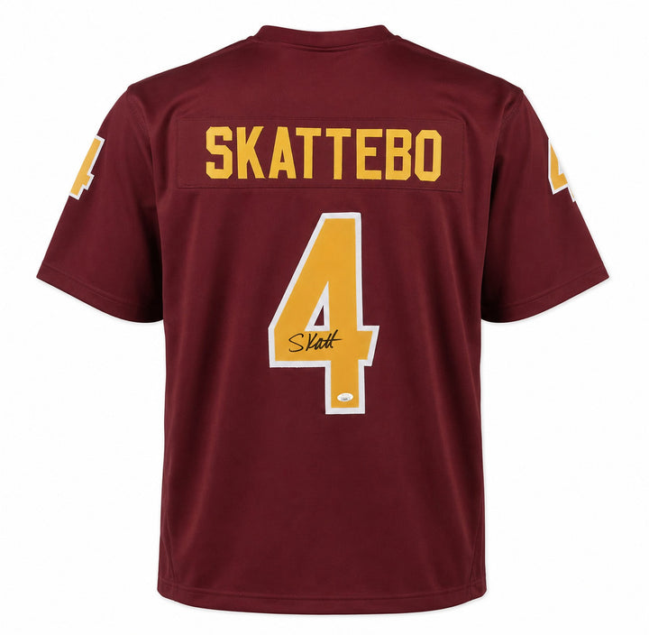 Arizona State Sun Devils Cam Skattebo Signed Red Jersey JSA