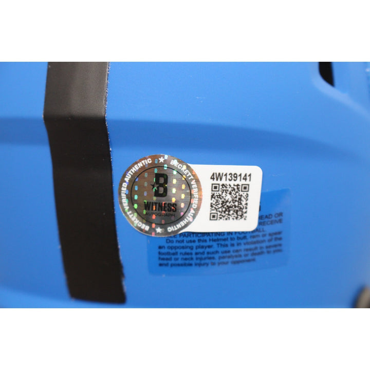 Lawrence Taylor Autographed New York Giants Rave Mini Helmet Beckett W 55039